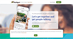 Desktop Screenshot of bzzagent.com